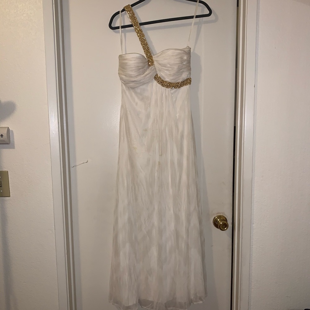 NWOT Caché One Shoulder Prom Dress